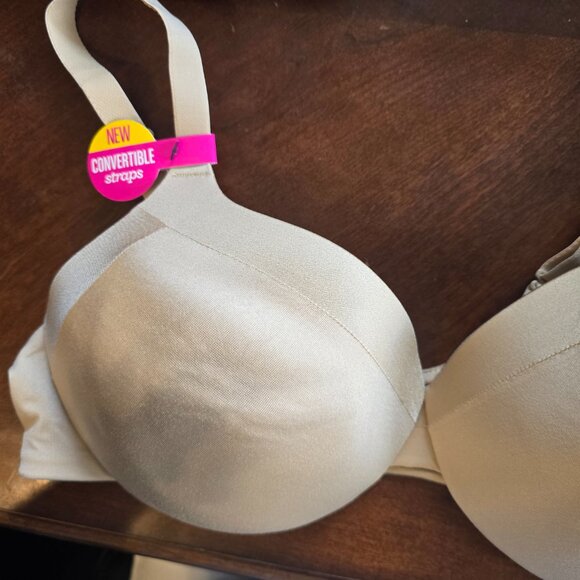 Maidenform Everyday Full Coverage 42B Tan Neutral Cushioned Underwire Bra 09436 - Picture 9 of 12